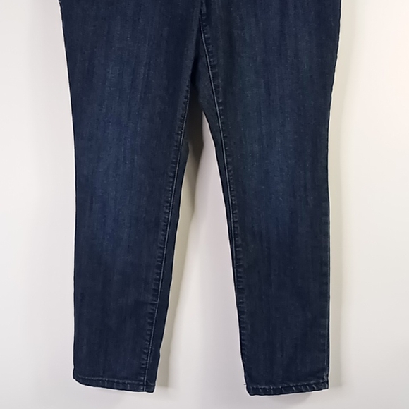 Christopher & Banks Petite Curvy Straight Leg Blue Jeans Size 6P - Picture 5 of 16